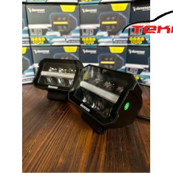 DEMMON 9V-36V OFF-ROAD LAMBA SARI-BEYAZ 3 LEDLİ 30 W 